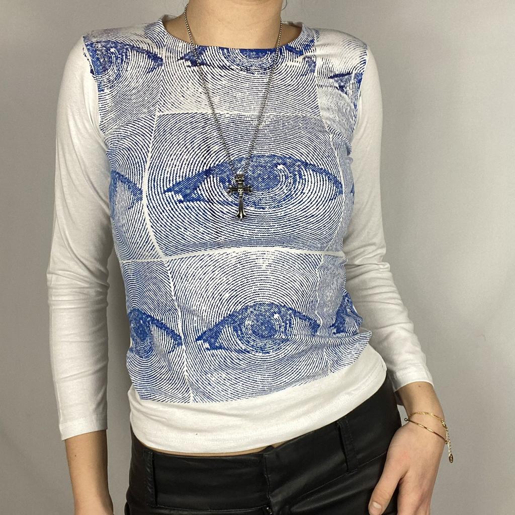 Винтажные зеленые футболки в стиле Y2K в стиле пэчворк, женские хиппи, уличная одежда, футболки с длинными рукавами, женские осенние укороченные топы в стиле ретро в стиле ретро