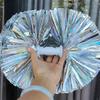 Yousheng Double-headed Metallic Pom Poms Cheerleading Flower Ball with Handle Team Sports Spirit Party Kids Adults Cheer Pompoms
