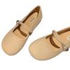 Flat Mary Jane Shoes 2025 New Spring and Summer One-pedal French Single Shoes Women's Gentle Wind Evening Shoes Doudou Shoes