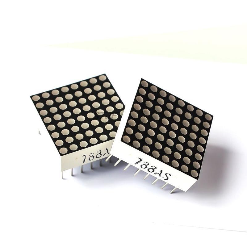 10 шт. 788BS 788AS 8x8 8*8 Мини матричный светодиодный дисплей Красный общий катод Nixie 16 контактов 20 мм x 20 мм 1,9 мм DIY электронный набор