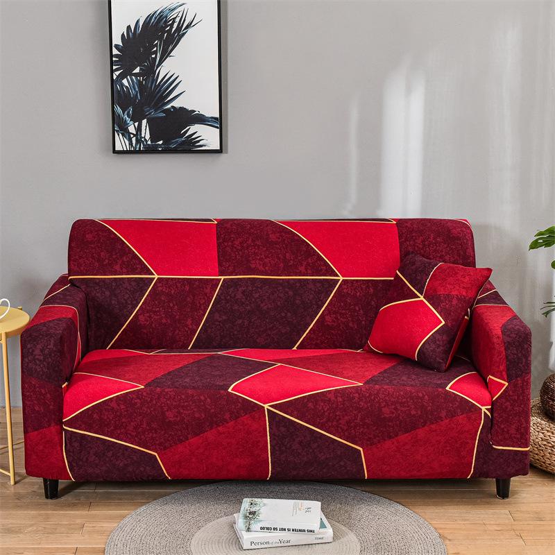 Living Room Model Room Non Slip Full Cover Fabric Sofa Cover Four Seasons Universal All Inclusive Elastic Sofa Cover