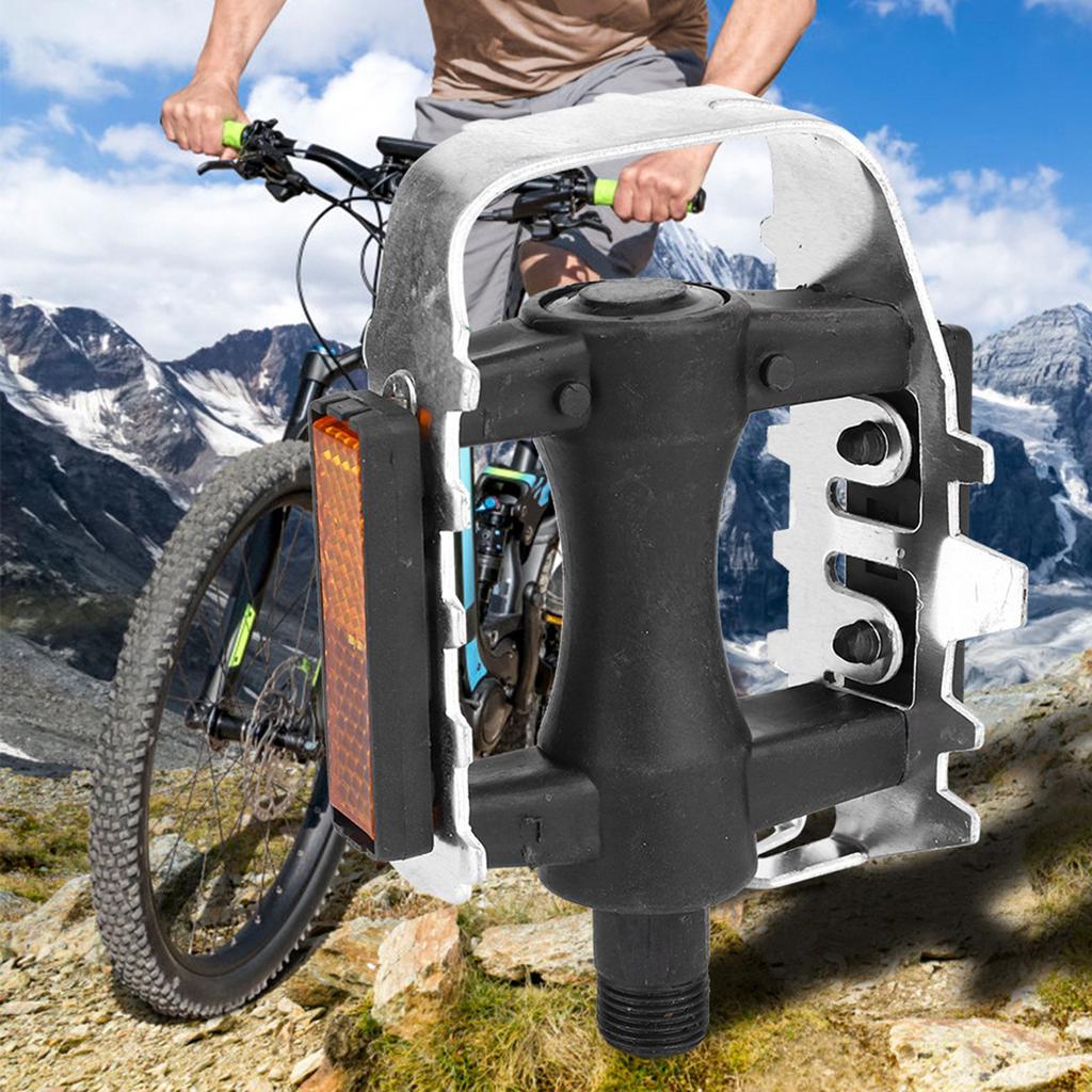 1 пара подшипниковых противоскользящих велосипедных педалей для шоссейного и горного велосипеда, велосипедные педали