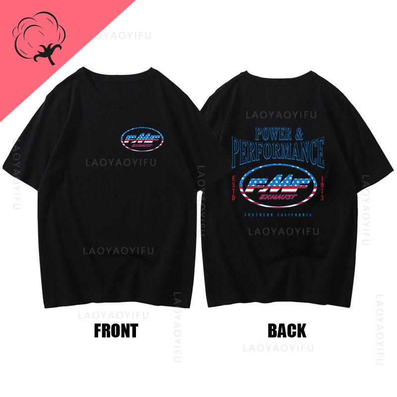 Hot Sale FMF Racing Exhaust Ama Motocross Tee Round Neck Fashion Clothing Short Sleeves Summer Mens Cool Top 100Cotton T Shirt