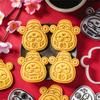 Chinese New Year 2025 Snake Themed Cookie Mold Plastic Mould for Festival Baking and Fondant Crafts Kitchen Supplies