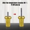 Universal Square Oil Cooler Filter Sandwich Plate+ 90℃ Thermostat 3/4" 16-UNF With AN8/AN10 Oil Filter Sandwich Adapter Aluminum