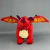 Animals Red Flying Dragons Cartoon Anime Plush Toys Stuffed Plushies Doll