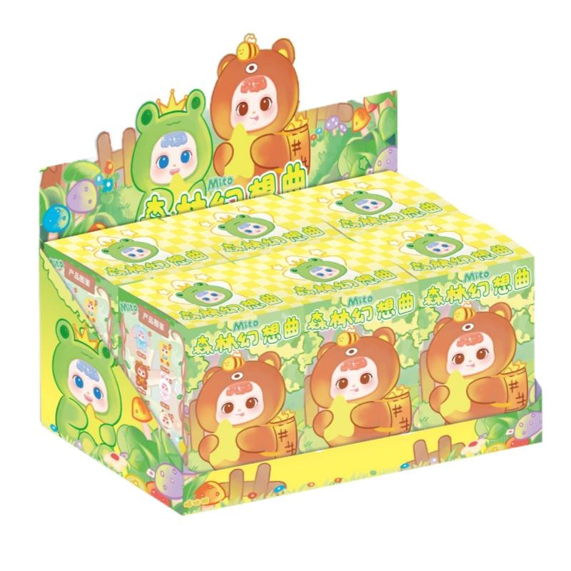 In Stock Genuine Mito Forest Fantasia Series Blind Box Anime Figures Trendy Toy Display Children'S Gift Kawaii Soft Plushie Toys