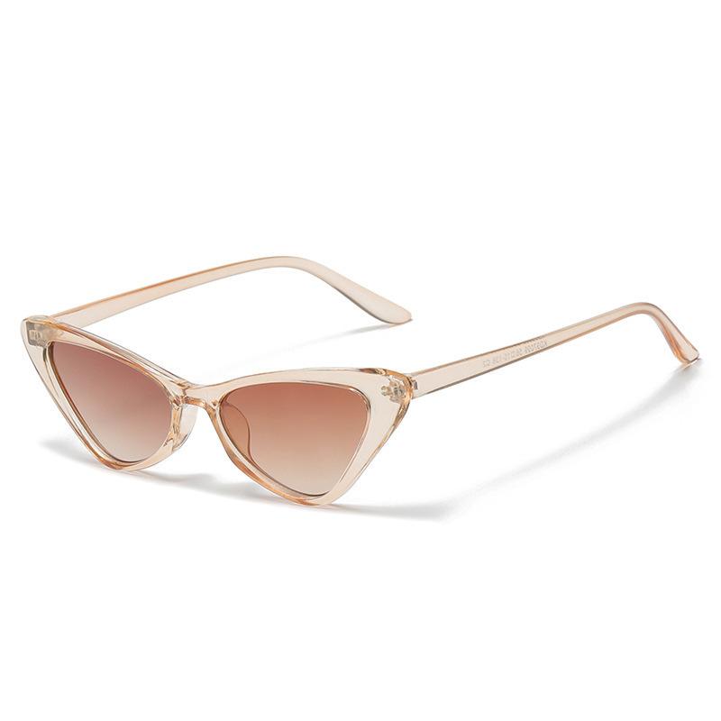 Small Cat Eye Sunglasses Women Cute Skinny Cat Eye Eyewear Retro Vintage Narrow Sunglasses Set