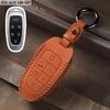 Leather Car Key Case Cover Fob for Hyundai Sonata Sel Ev 6 Ev 8 IONIQ 5 Nexo DN8 Fe Tucson Sonata Staria NX4 Ioniq