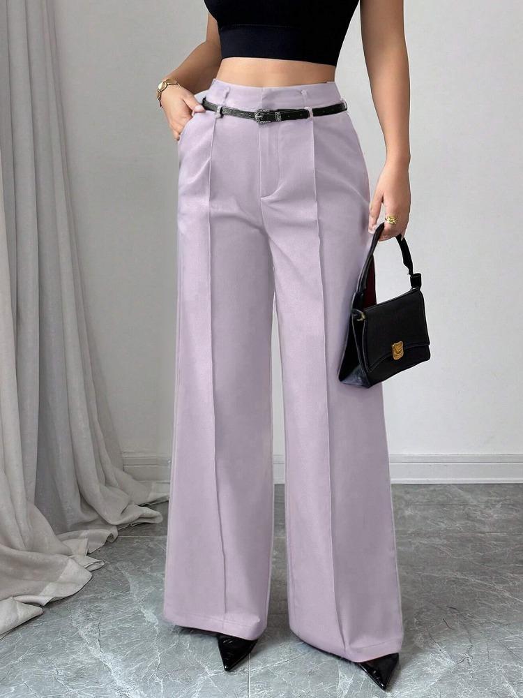 Loose Versatile Summer Drape Slimming Wide Leg Trousers for Women Formal Wear High-Quality Straight-Leg Drape High-Waisted Casual Trousers for Women