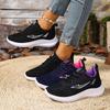 Shoes Women's Sports Style New Breathable Mesh Women's Summer Soft Sole Casual Women's Knitted Comfortable Women's Shoes