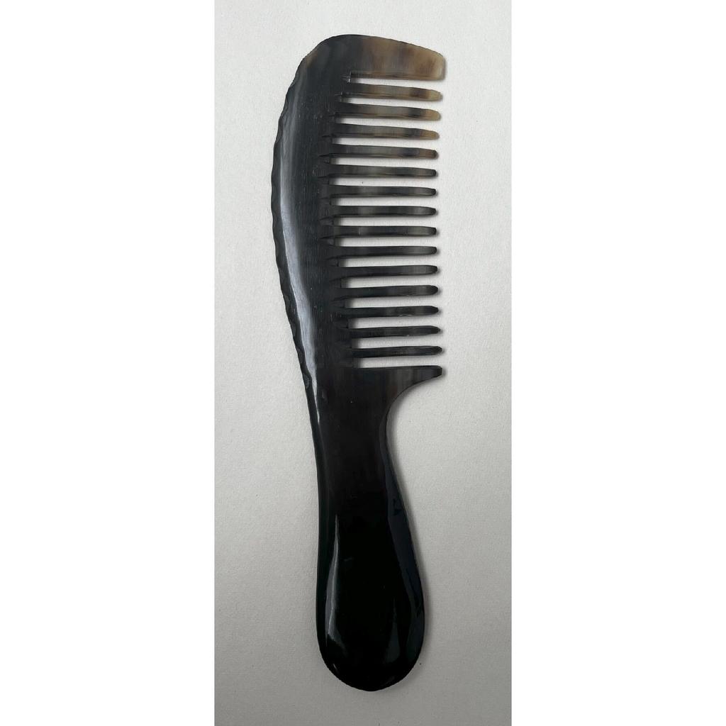Расческа для волос с широкими зубьями ручной работы 19 см Kt-132