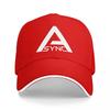 ASYNC LOGO BLACK BASEBALL CAP WITH WHITE TRIM AND TRIANGLE DESIGN FOR Unisex AND Women FASHIONABLE STREETWEAR ACCESSORY