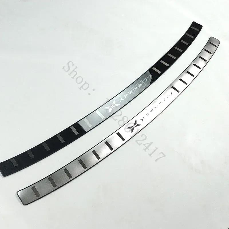 for XPENG G9 2024 car Accessories Stainless Steel Rear Bumper Protector Sill Trunk Tread PlateTrim
