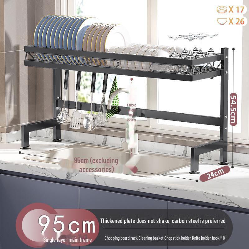 Многофункциональная кухонная мойка для хранения посуды и слива