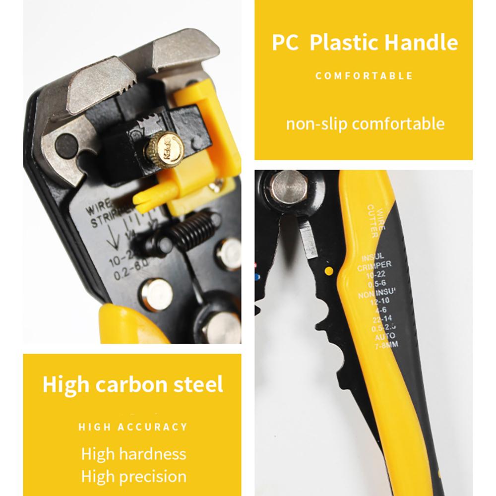 Многофункциональный ручной инструмент, нож для снятия изоляции, нож для снятия изоляции, многофункциональные плоскогубцы, инструмент для резки и вытягивания, обжимной станок.