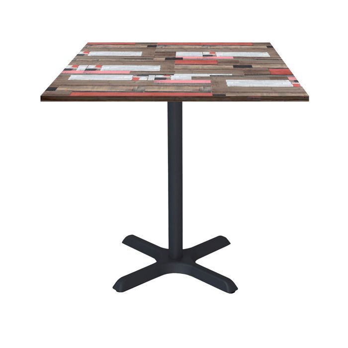 Table 70 x 70 cm - modèle Dina bois redden wood
