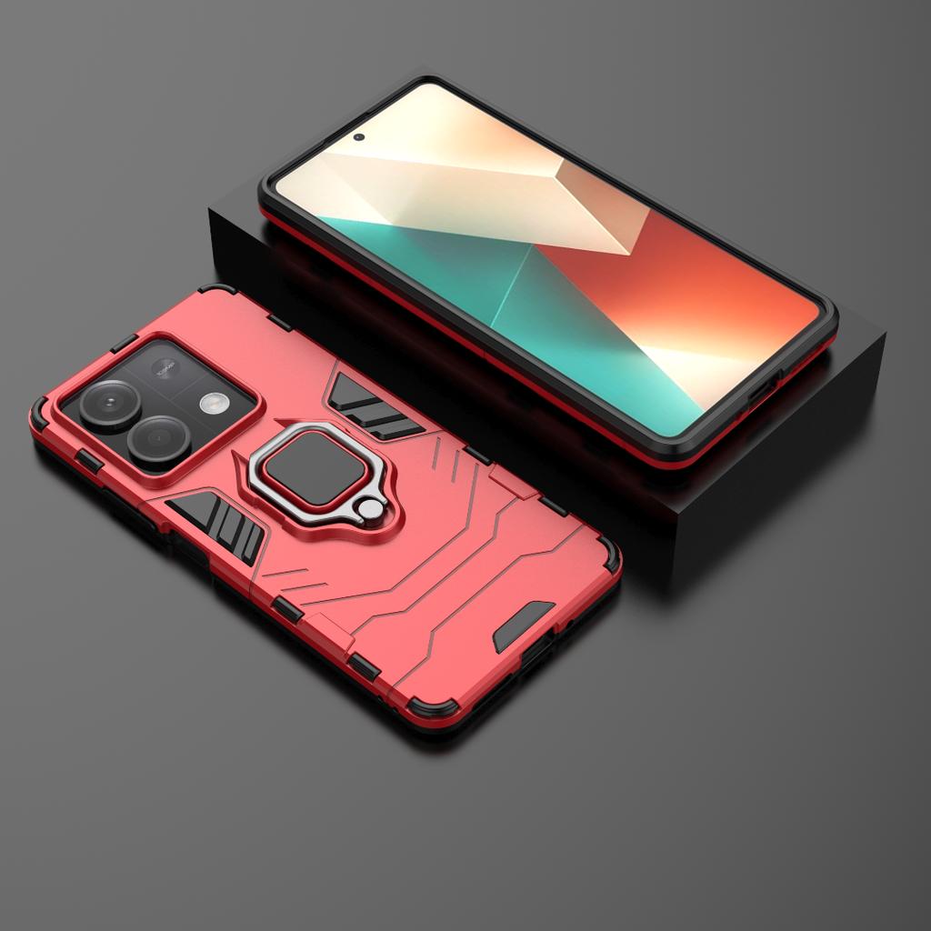 Для Xiaomi Redmi Note 13 Note13 Pro + 5G чехол противоударный жесткий чехол-подставка с кольцом для телефона задняя крышка