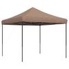 Foldable Pop Up Party Tent Brown 292 x 292 x 315 cm