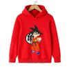 Dragon Ball Kid Goku Turtle House Symbol Print Hoodie Kids Boys Girls Pullover Hooded Sweatshirt Anime Children Streetwear Tops