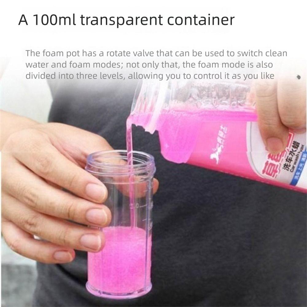 Nipple Type Car Washer Foam Pot 100ml Sprayer Cleaning Tool New Car Wash Foamer Bottle Car