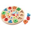 Todoribro Wood Tree Figures Clock, 1, Korea Best Toddler Puzzle