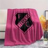 FC Utrecht Printed Flannel Blanket, soft throw for bedroom sofa, washable,soccer fan merchandise, great gift.