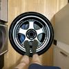 Премиальный круглый коврик для колеса автомобиля Набор ковриков с реалистичным рисунком диска Нескользящие напольные коврики для игровой комнаты Гаража Мужской берлоги Автолюбителя Декор дома