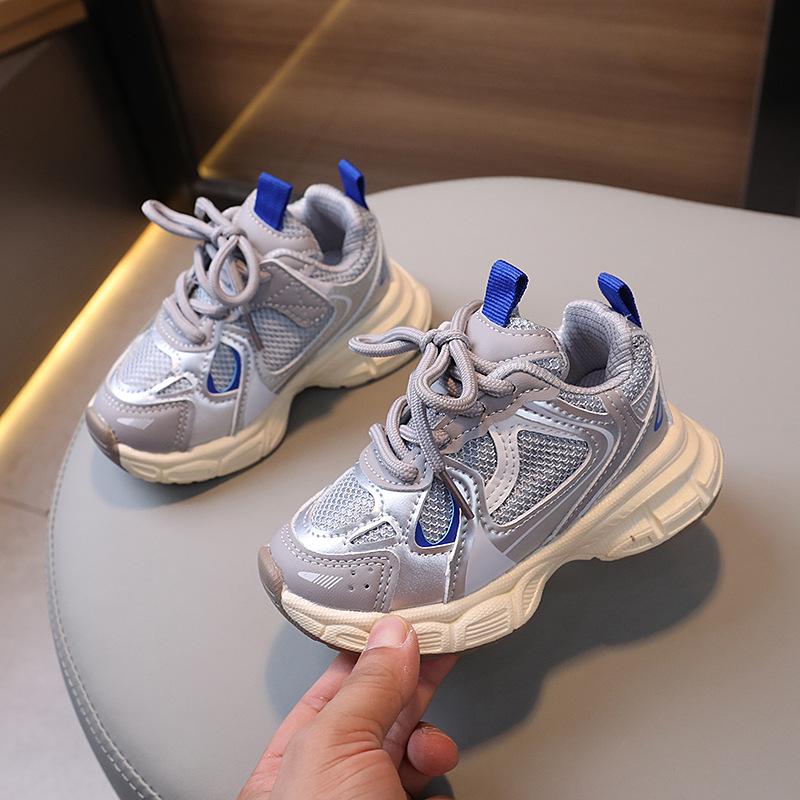 Детские дышащие кроссовки из сетки - Весенний стиль, повседневная обувь для мальчиков и девочек