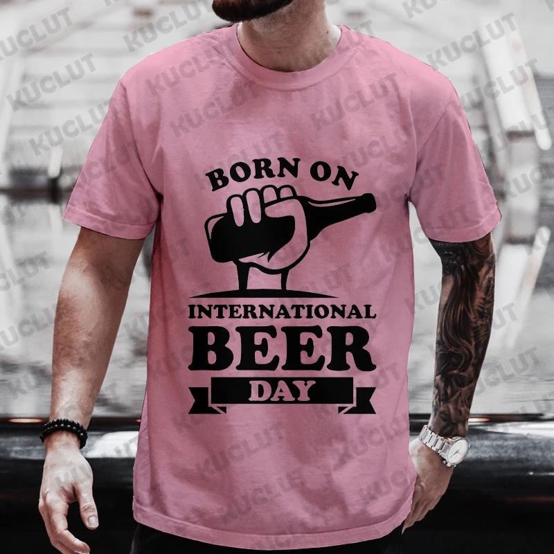 Мужские футболки Футболки с графическим принтом Beer DAY Футболки для мальчишников Друзья Футболки для выпивающих Team Сочетающаяся одежда Уличная одежда Одежда 2000 года