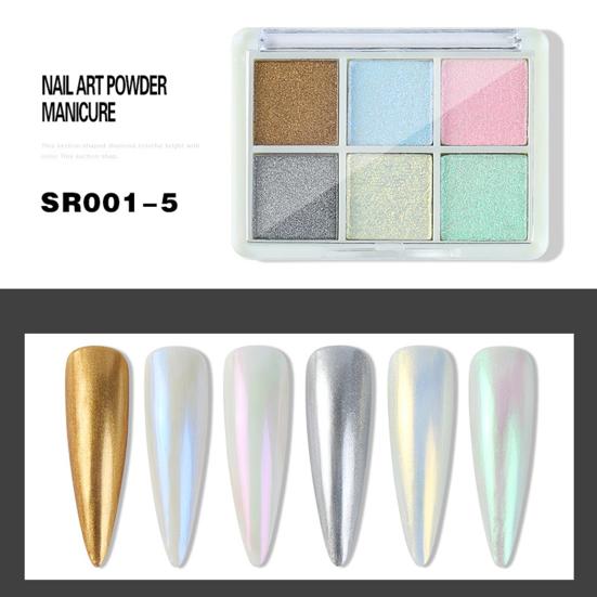1 комплект порошка, насыщенного, блестящего, высокого, для ногтей, не летающего, «сделай сам», радужного, яркого, яркого пигмента