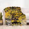 Borussia Dortmund Blanket Comfortable Great For Office Livingroom Bed Allseason Use Playful Design Perfect Gift For Relatives And Friends