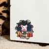 Warm Home Christmas Wall Ornaments Mouse Hole Sticker Decal Self Adhesive Art for Kids Cute Mice Sticker Living Room Bedroom Nursery Decor Removable