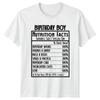 Birthday Boy Nutrition Facts Special Day Job TShirt