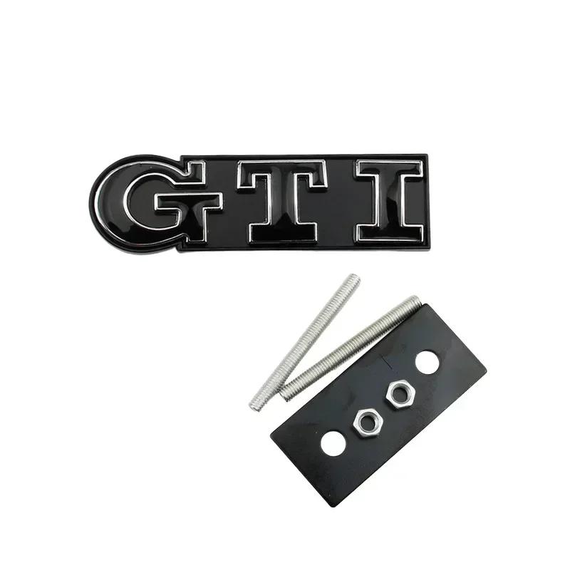 For VW VOLKSWAGEN 2026 New Metal GTI Logo Car Front Grille Emblem Badge for Volkswagen Polo Caddy Golf 4 5 6 8 Jetta Tiguan Tour