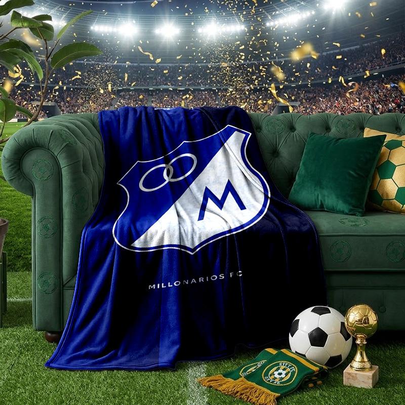 Blue Shield Emblem Millo-narios Blanket Lightweight Ideal Bedding Blanket Perfect for Travel, Living Rooms, Offices, Sofas, Fan Christmas gift