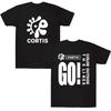 Cortis Новая Мальчиковая Группа "GO" Футболка с Принтом Песни Футболки Модные Женские Мужские С Круглым Вырезом С Коротким Рукавом Хлопок Повседневные Футболки