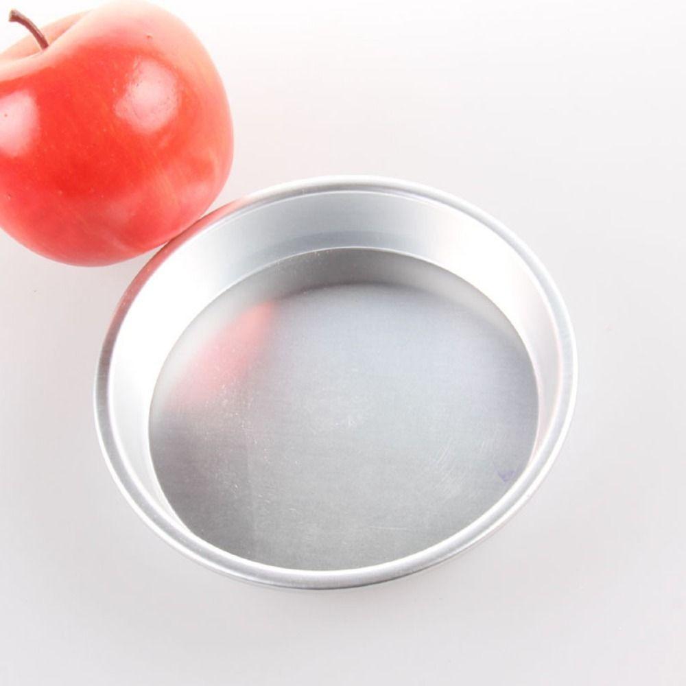 Cookie Baking Aluminum Alloy Pizza Tray 6-10in Round Cake Mold Heavy Duty Even Heating Oven Tray Pastry Making