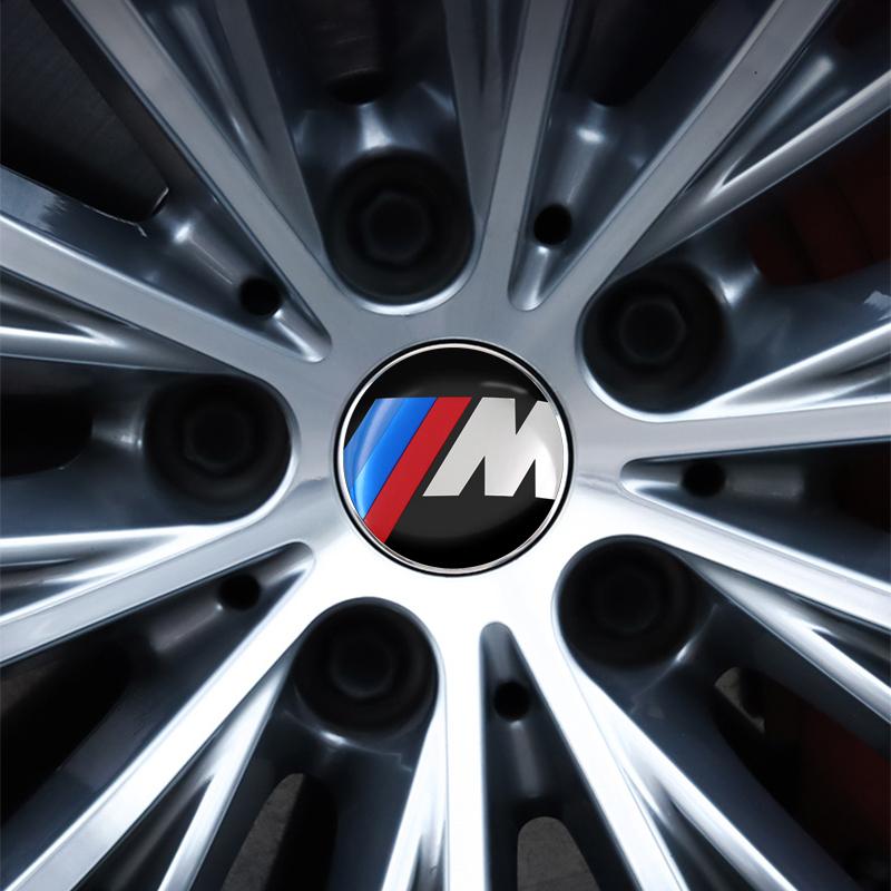 4 шт. 60 мм Колпачки ступицы центра колеса автомобиля Автоаксессуары для BMW M E34 E36 E60 E90 E46 E39 E70 F10 F20 F30 X5 X6 X1 M3 M5 M6 E71 F01 F02 F87
