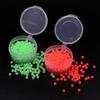 200pcs Soft Mini Fly Tying Glow Beads Fly Tying Material Wet Fly Saltwater Fishing Sabiki Fly Luminous Hot Beads Egg Roe