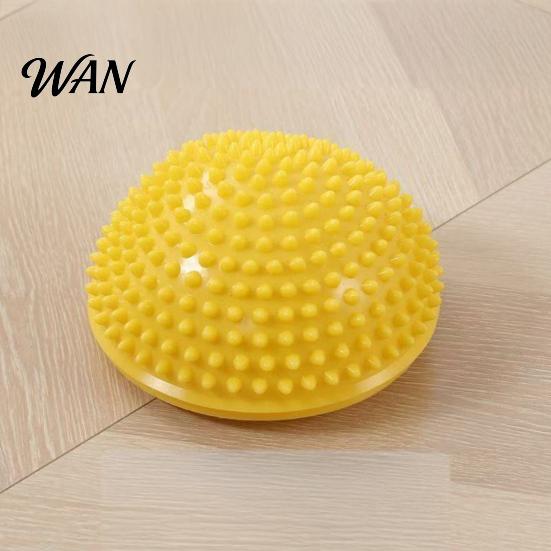 Family Exercise Balance Ball Anti-Slip Thickened Base Hemispheric Massage Design Sensory Kids Development Non-turning Trainer Preschool Activity