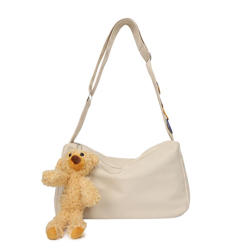 Плюшевая сумка кроссбоди в виде собаки Тедди - Многоцветный нейлоновый кулон для девочек
