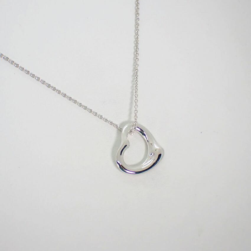 [Б/у] TIFFANY/Tiffany 925 Open Heart Подвеска/ожерелье [g312-68]