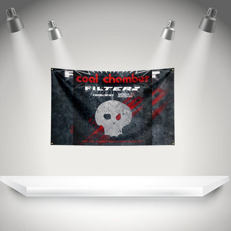 C-Coals C-Chamber Флаг Рок-музыкальной группы Баннер HD Печать Гобелен Выставка, Фанаты Музыкальной группы, Декор Гаража