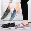 Fashion Plus Size Women Flat Shoes 2025 Fashion Elastic Band Weave Shoes Women Comfort Flat Shoes Women Casual Loafers Zapatos De Mujer