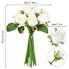 24 Pcs/lot Fake Flowers Rose Artificial Flowers Wedding Bouquet Silk Rose Flower for Home Party Decoration