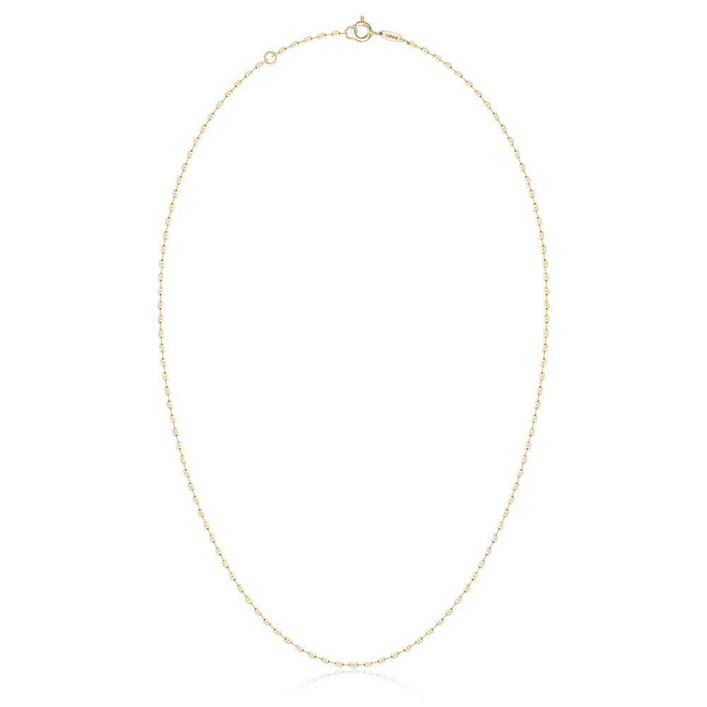 Lunne 14K Step Link 0.3 Chain Necklace (14K Gold) #Lhn15