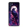 Черный Ворон Чехол для Телефона Для Oppo Reno 13 12 11 10 7 F Find X5 X6 A98 A80 A79 A78 A57 A54 A31 A17 Pro 5G Мягкий ТПУ Чехол Fundas Сумка