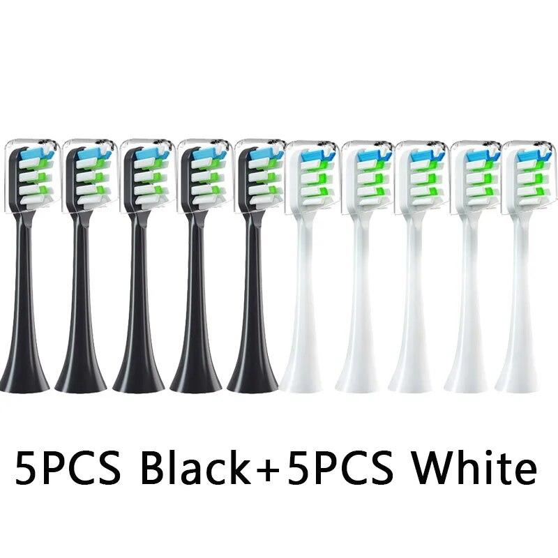 Brush For Replacement Heads Xiaomi Soocas X3 X5 V1 X3u Soft Bristle 10 Pieces Electric Toothbrush Dupont Bristle Sealed Packed