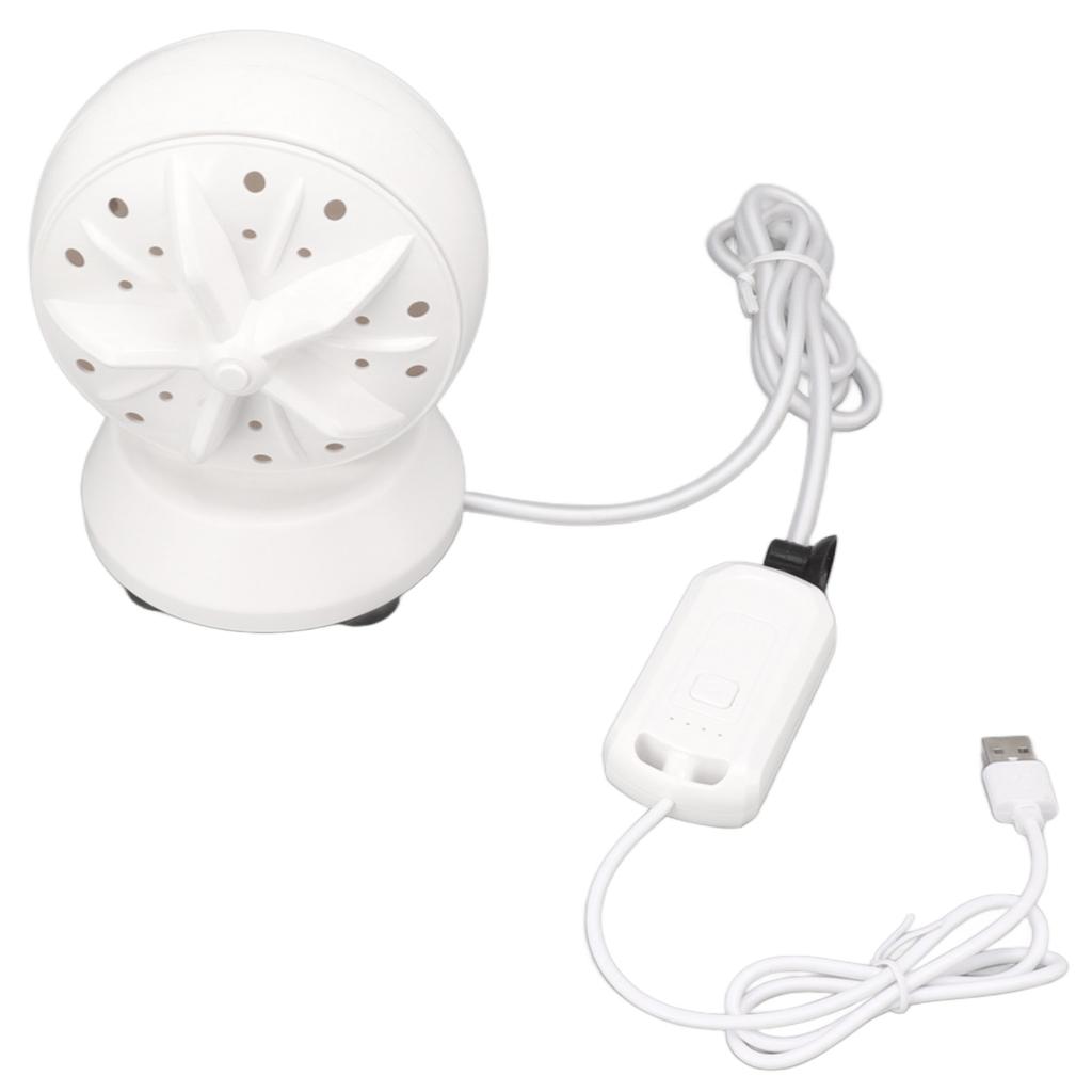 Mini Home Washer Dual Turbine Ultrasonic Deep Cleaning Portable Washing Machine for Sink Dorm